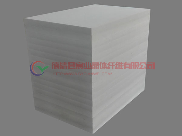 Polycrystalline mullite fiber board