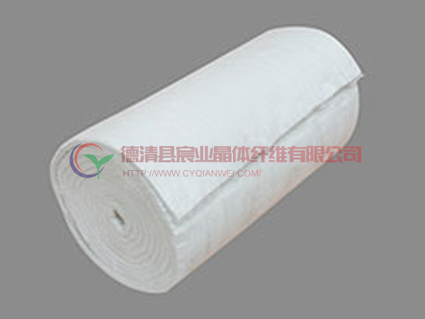 Polycrystalline mullite fiber blanket
